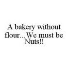 A BAKERY WITHOUT FLOUR...WE MUST BE NUTS!!
