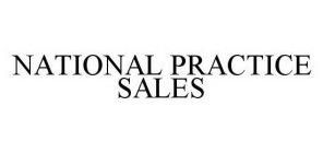 NATIONAL PRACTICE SALES