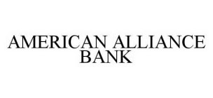 AMERICAN ALLIANCE BANK