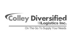 COLLEY DIVERSIFIED LOGISTICS INC. ON THE GO TO SUPPLY YOUR NEEDS