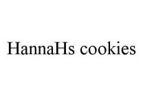 HANNAHS COOKIES