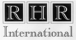 RHR INTERNATIONAL