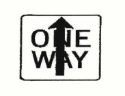 ONE WAY