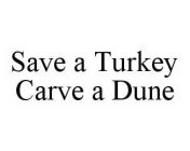 SAVE A TURKEY CARVE A DUNE