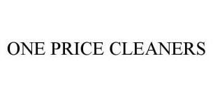 ONE PRICE CLEANERS