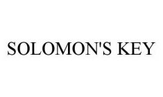 SOLOMON'S KEY