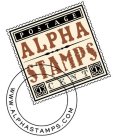 ALPHA STAMPS POSTAGE 1 CENT WWW.ALPHASTAMPS.COM