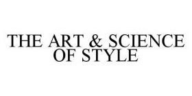 THE ART & SCIENCE OF STYLE