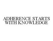 ADHERENCE STARTS WITH KNOWLEDGE