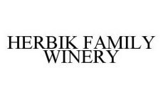 HERBIK FAMILY WINERY