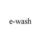 E-WASH