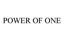 POWER OF ONE