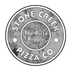STONE CREEK PIZZA CO. THE PIZZA PEOPLE