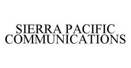 SIERRA PACIFIC COMMUNICATIONS