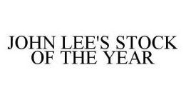 JOHN LEE'S STOCK OF THE YEAR