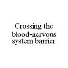 CROSSING THE BLOOD-NERVOUS SYSTEM BARRIER