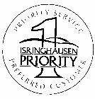 PRIORITY SERVICE PREFERRED CUSTOMER ISRINGHAUSEN PRIORITY 1