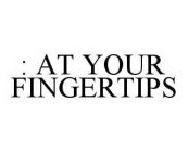 : AT YOUR FINGERTIPS