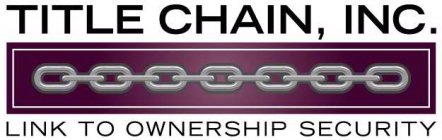 TITLE CHAIN, INC. LINK TO OWNERSHIP SECURITY