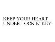 KEEP YOUR HEART UNDER LOCK N' KEY