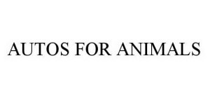 AUTOS FOR ANIMALS