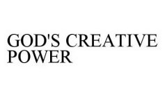 GOD'S CREATIVE POWER