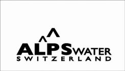 ALPS WATER SWITZERLAND