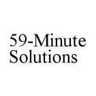 59-MINUTE SOLUTIONS