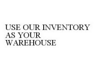 USE OUR INVENTORY AS YOUR WAREHOUSE