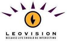 LEOVISION BECAUSE LIFE SHOULD BE INTERESTING