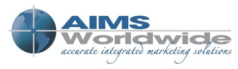 AIMS WORLDWIDE ACCURATE INTEGRATED MARKETING SOLUTIONS