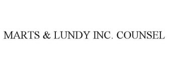 MARTS & LUNDY INC. COUNSEL