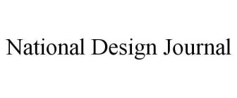 NATIONAL DESIGN JOURNAL