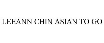 LEEANN CHIN ASIAN TO GO