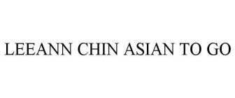 LEEANN CHIN ASIAN TO GO