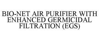 BIO-NET AIR PURIFIER WITH ENHANCED GERMICIDAL FILTRATION (EGS)