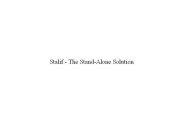 STALIF - THE STAND-ALONE SOLUTION