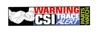 WARNING CSI TRACE ALERT PARTS WATCH