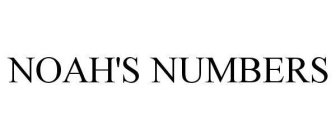 NOAH'S NUMBERS