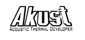 AKUST ACOUSTIC THERMAL DEVELOPER