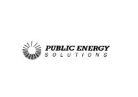PUBLIC ENERGY SOLUTIONS