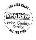 RP&C VALVE THE BEST VALUE ALL THE TIME PRICE, QUALITY, SERVICE A DIVISION OF BONNEY FORGE CORPORATION