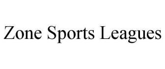 ZONE SPORTS LEAGUES
