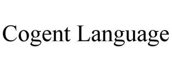 COGENT LANGUAGE