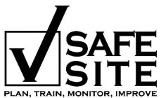 SAFE SITE PLAN, TRAIN, MONITOR, IMPROVE