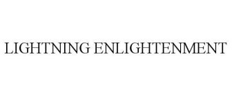 LIGHTNING ENLIGHTENMENT