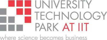 UNIVERSITY TECHNOLOGY PARK AT IIT WHERE SCIENCE BECOMES BUSINESS