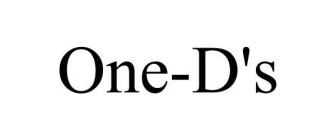 ONE-D'S