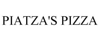 PIATZA'S PIZZA