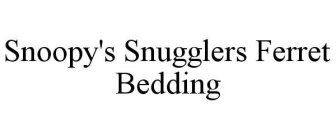 SNOOPY'S SNUGGLERS FERRET BEDDING